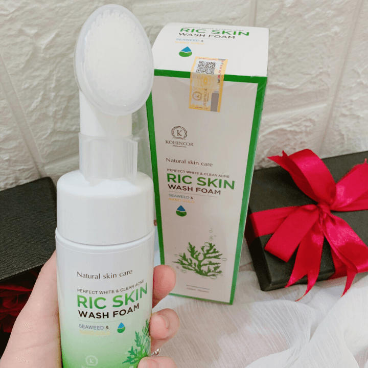 Sữa rửa mặt Ric Skin ngăn ngừa mụn dưỡng trắng da